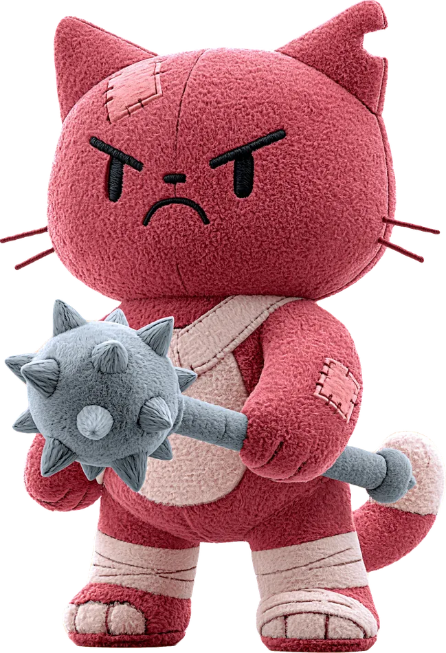 Gritty Kitty Plush
